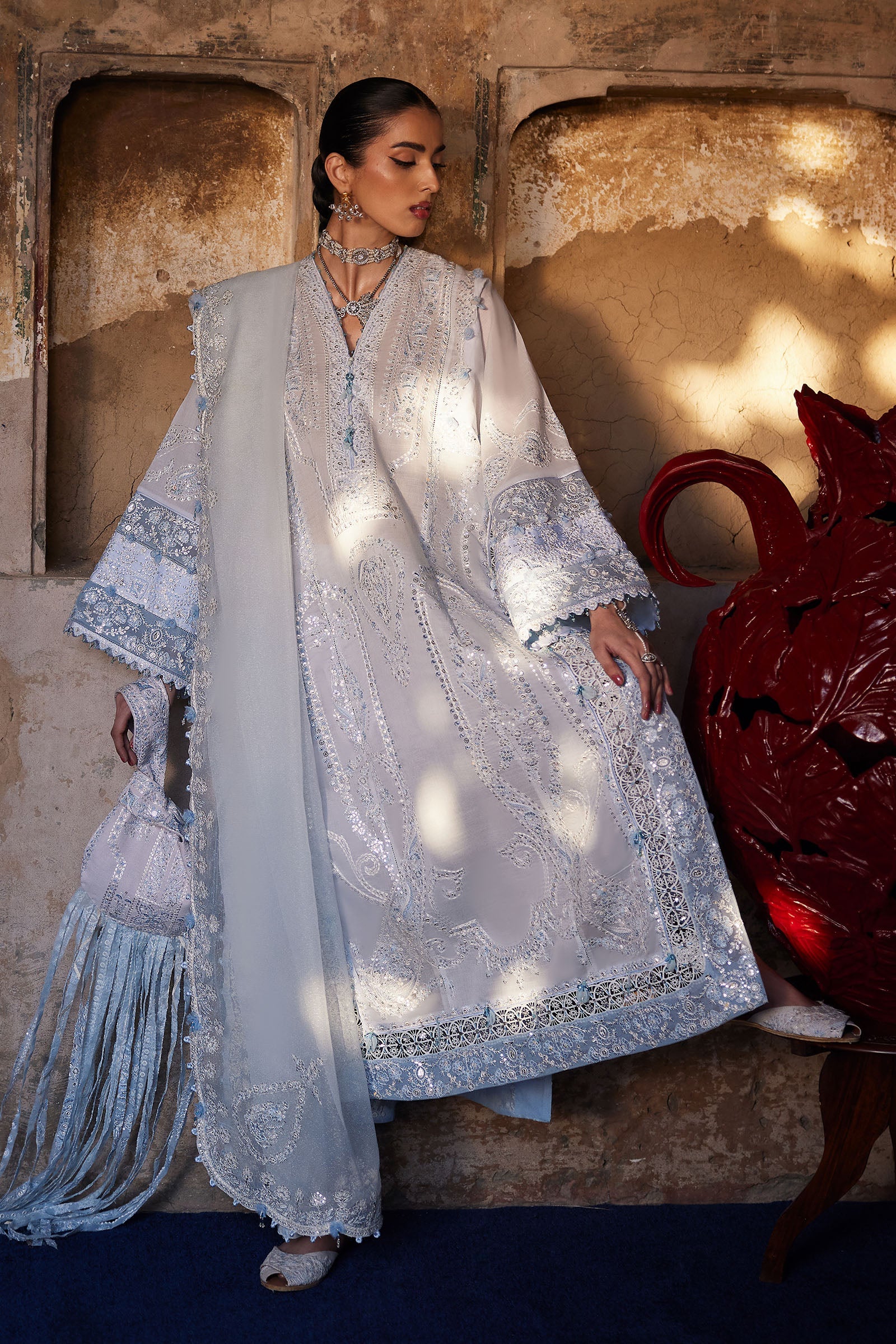 Kashmee Luxury Eid Lawn – ROUHAAN (EL26-04 A)