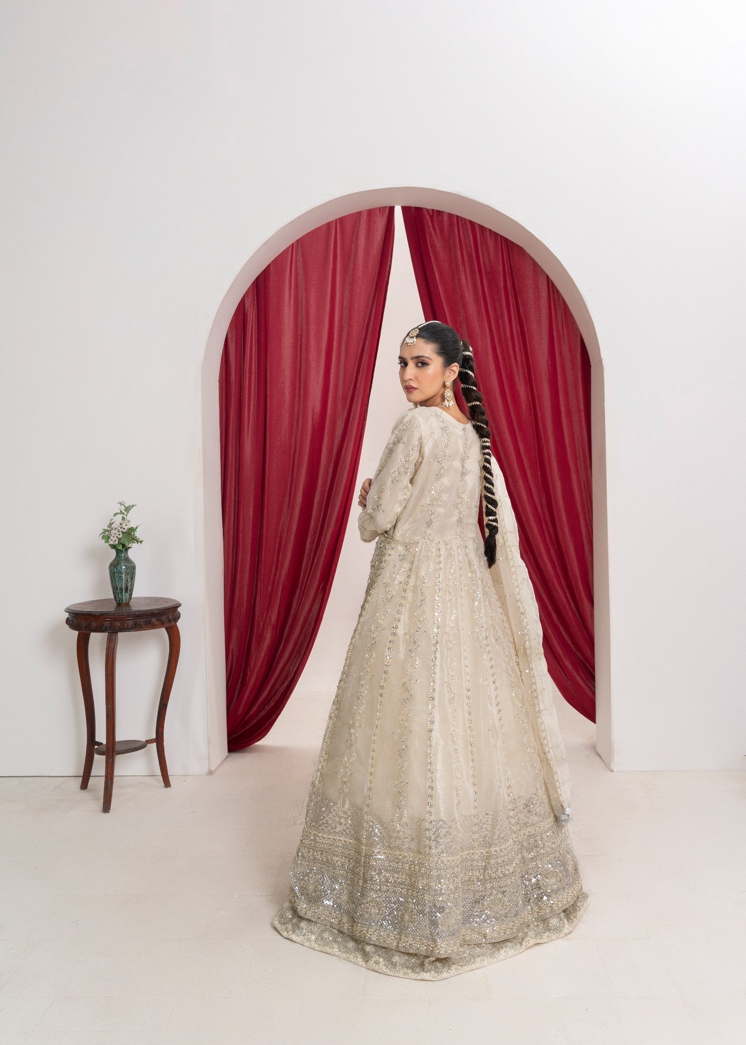 organza Maxi in Ivory