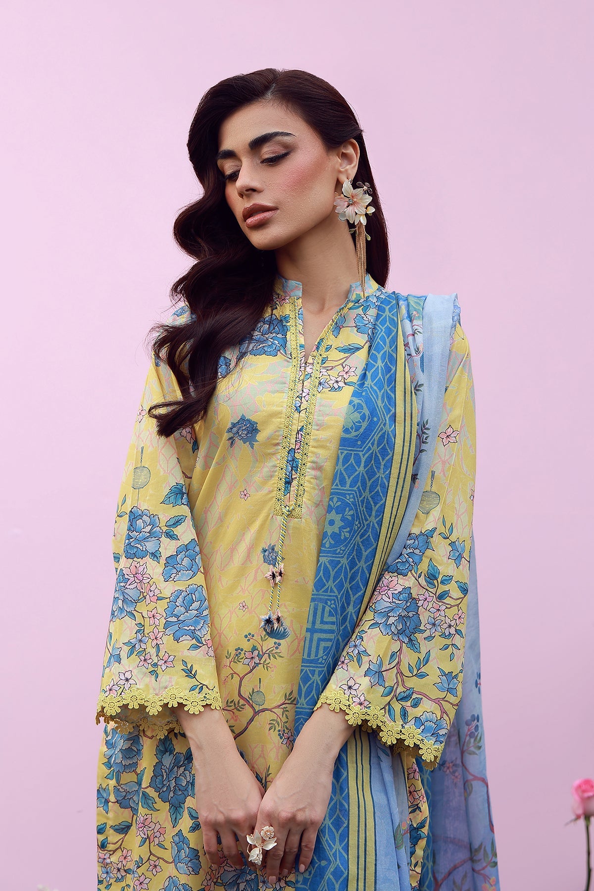Mirha Lawn – Butter Swirl