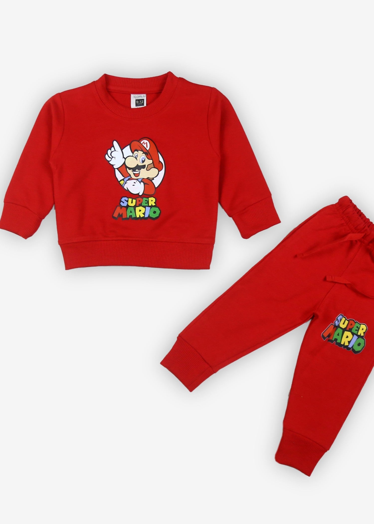 fleece Tracksuit in Red