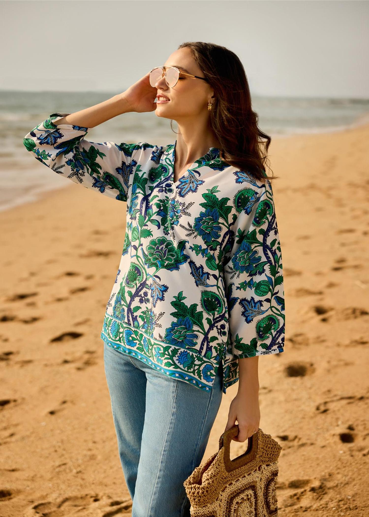 lawn Tunic in Multi