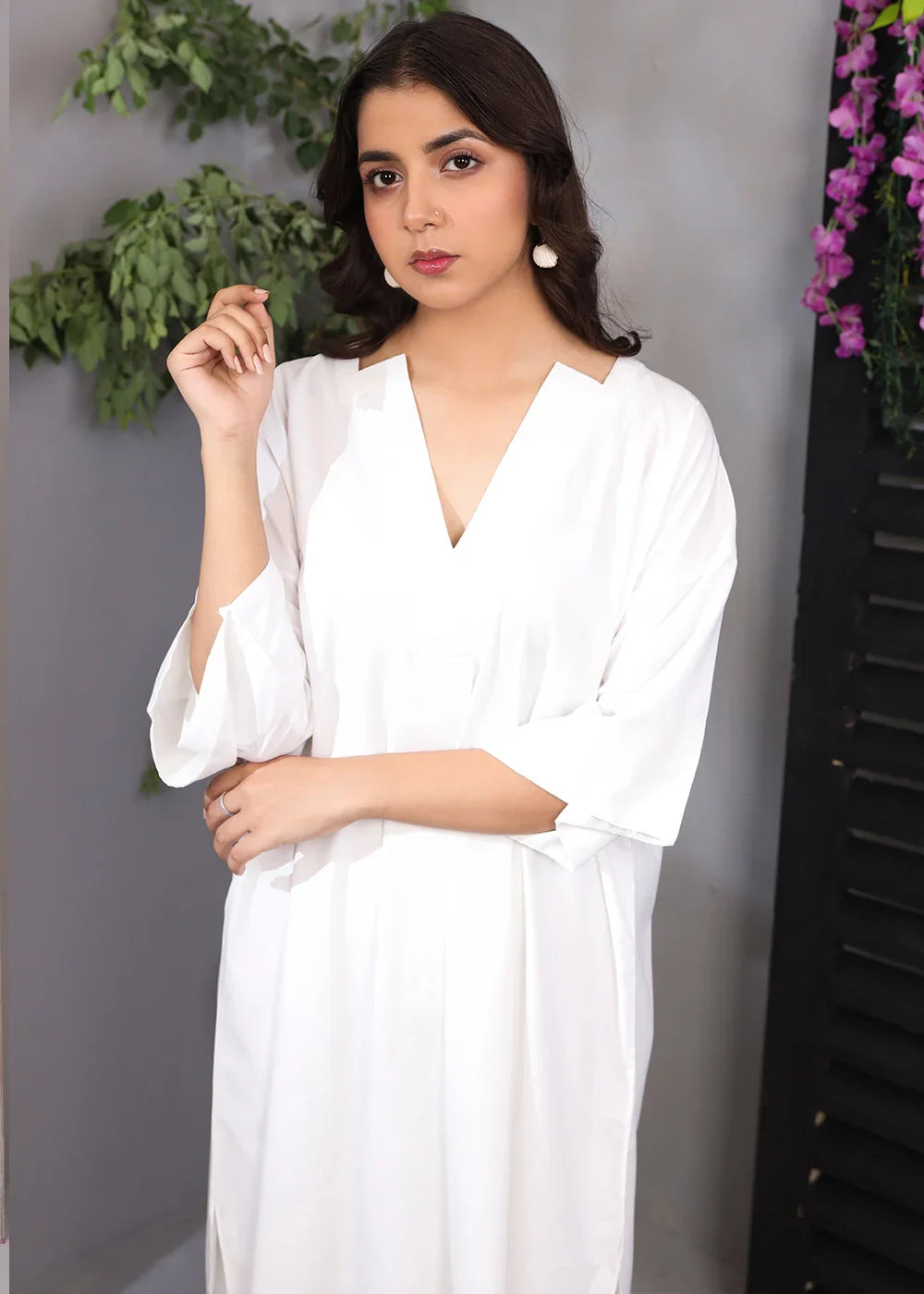 polyester Co Ord Sets in White