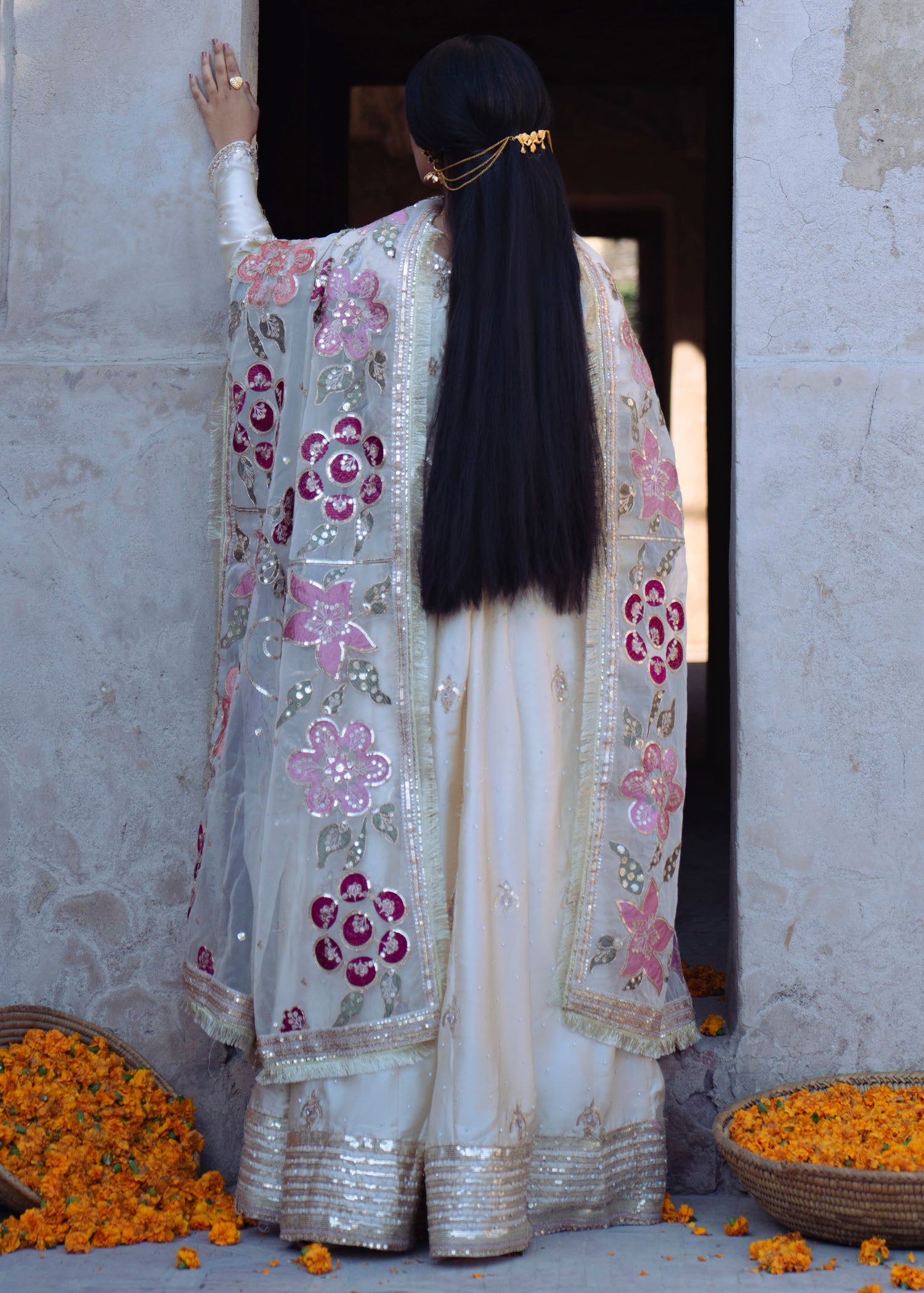 charmuse/shamooz Maxi in Ivory