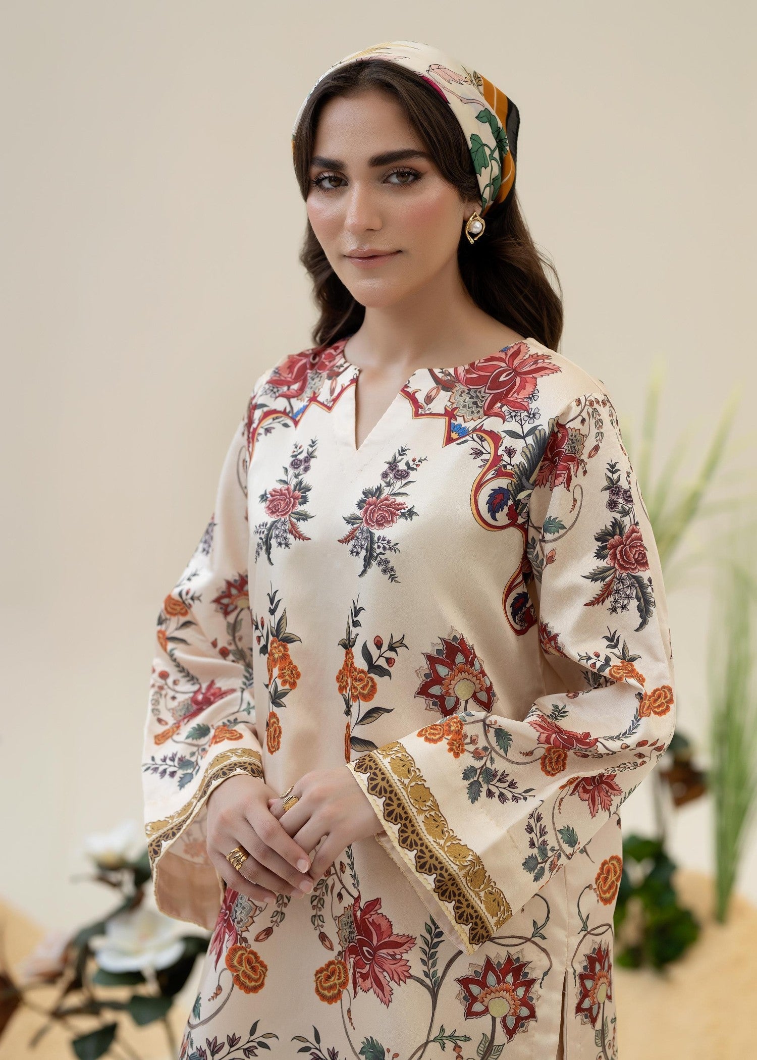 satin silk Co Ord Sets in Wheat