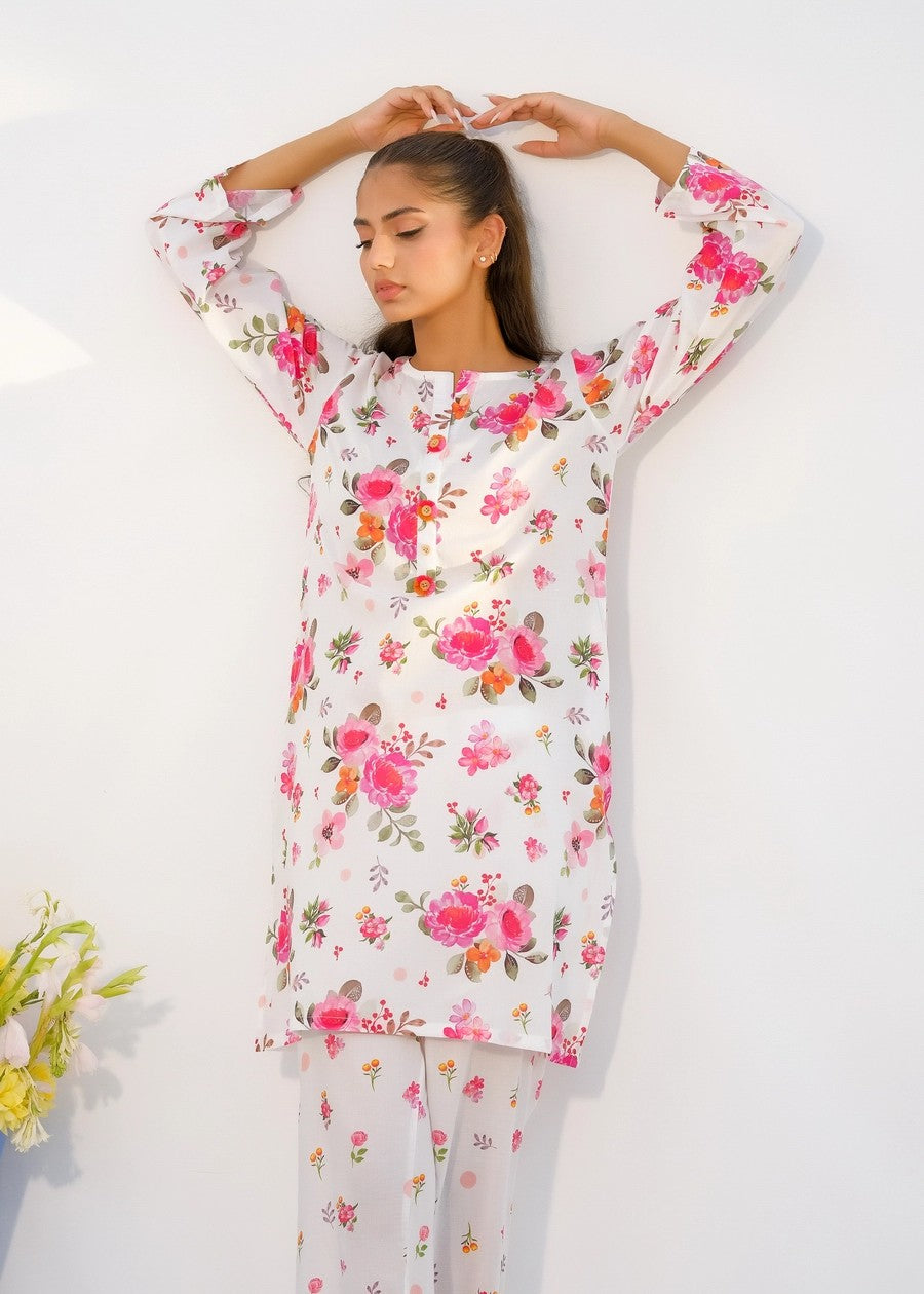 lawn Co Ord Sets in White