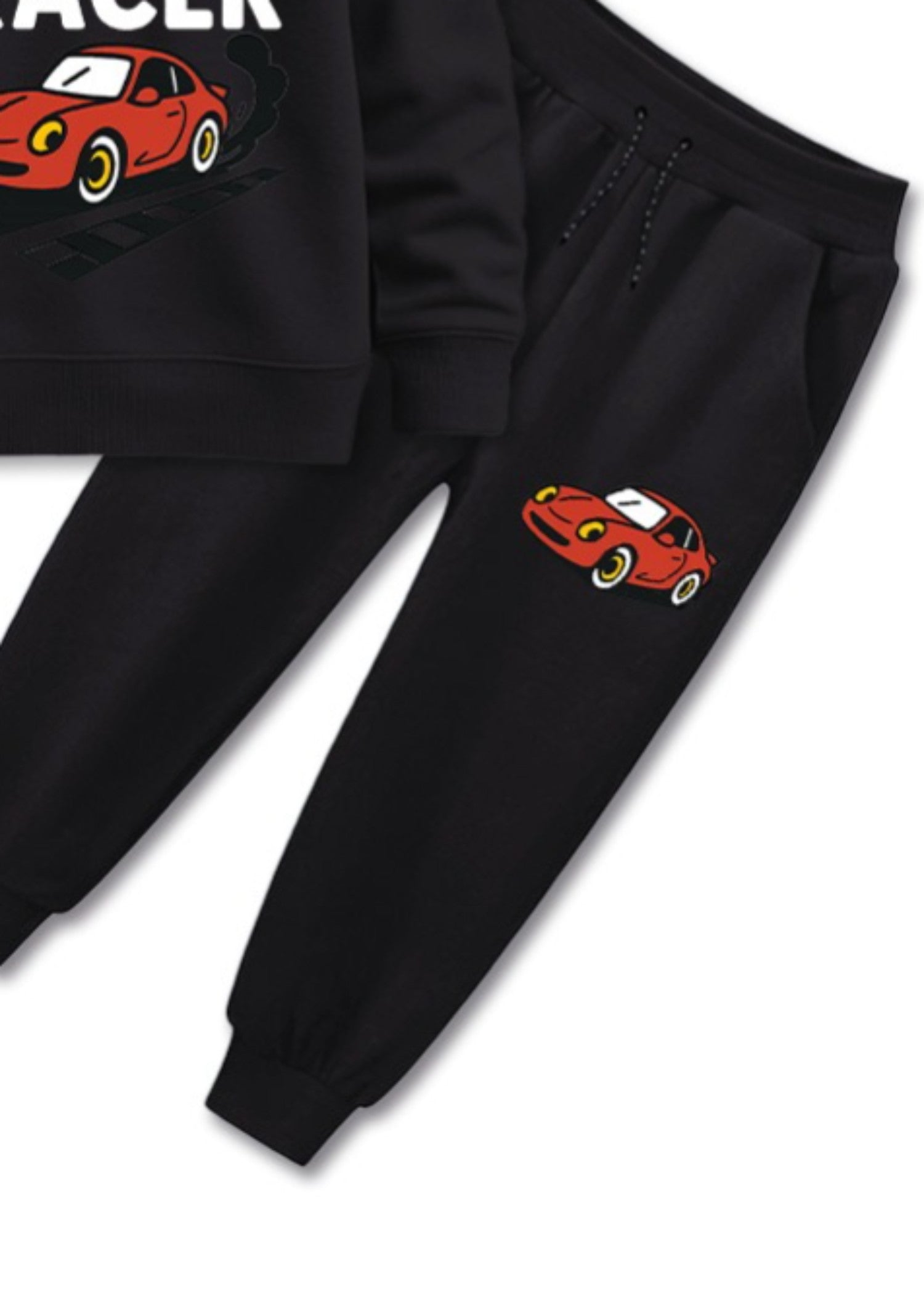 fleece Tracksuit in Charcoal