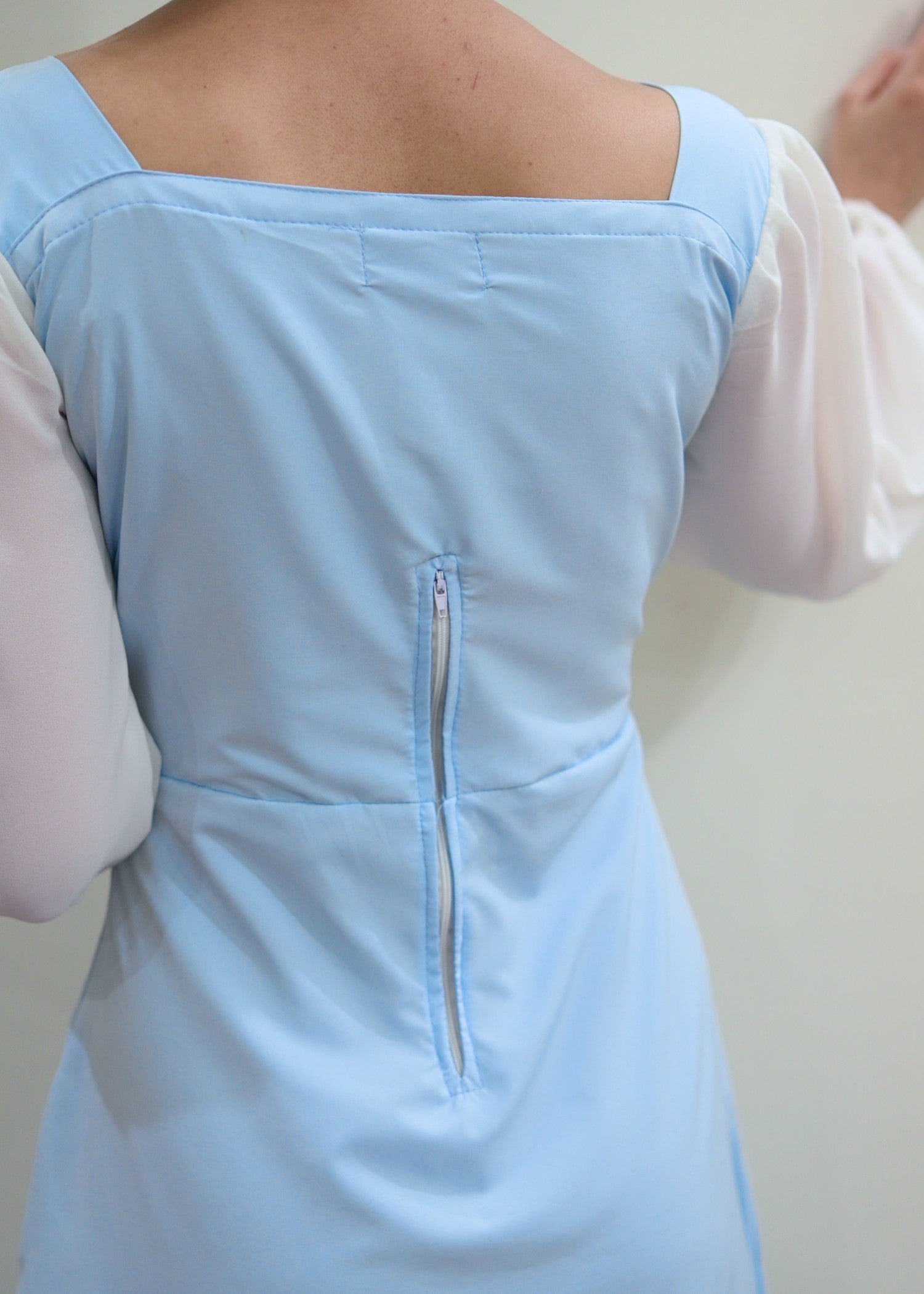 grip Dress in Baby blue
