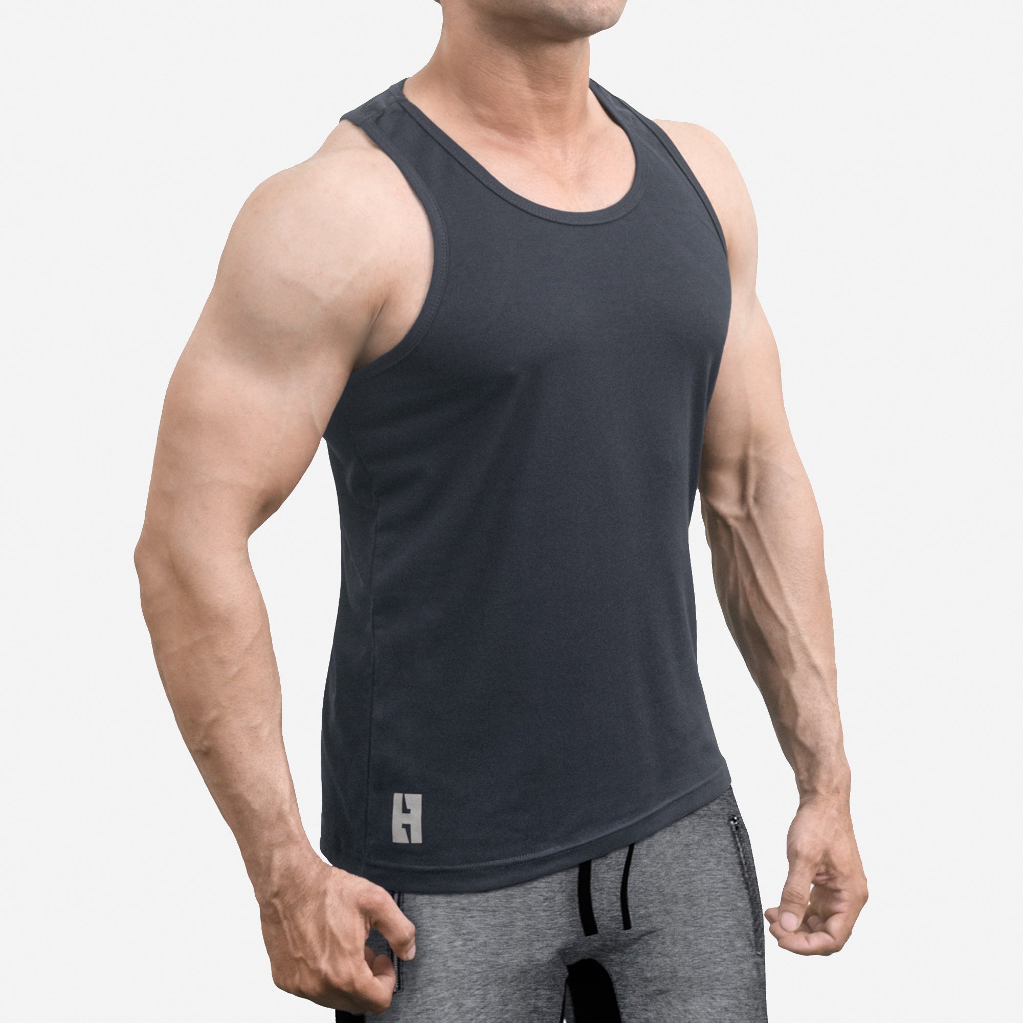 cotton Tank Top in Black