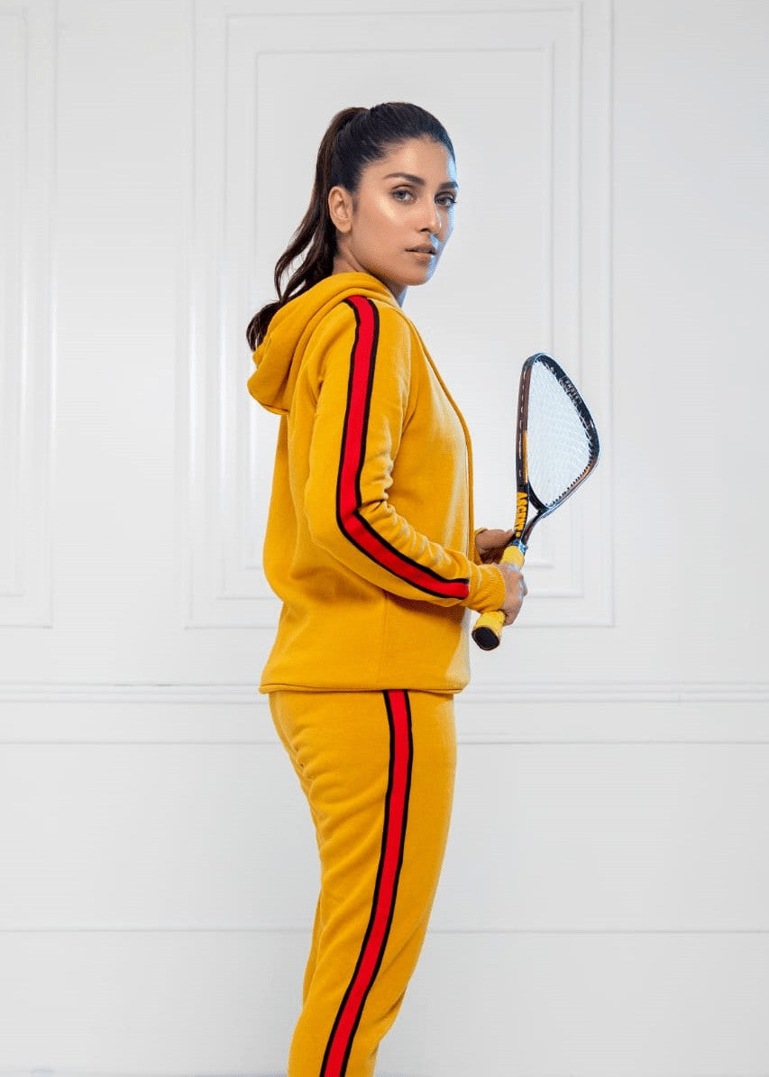 terry Tracksuit in Yellow
