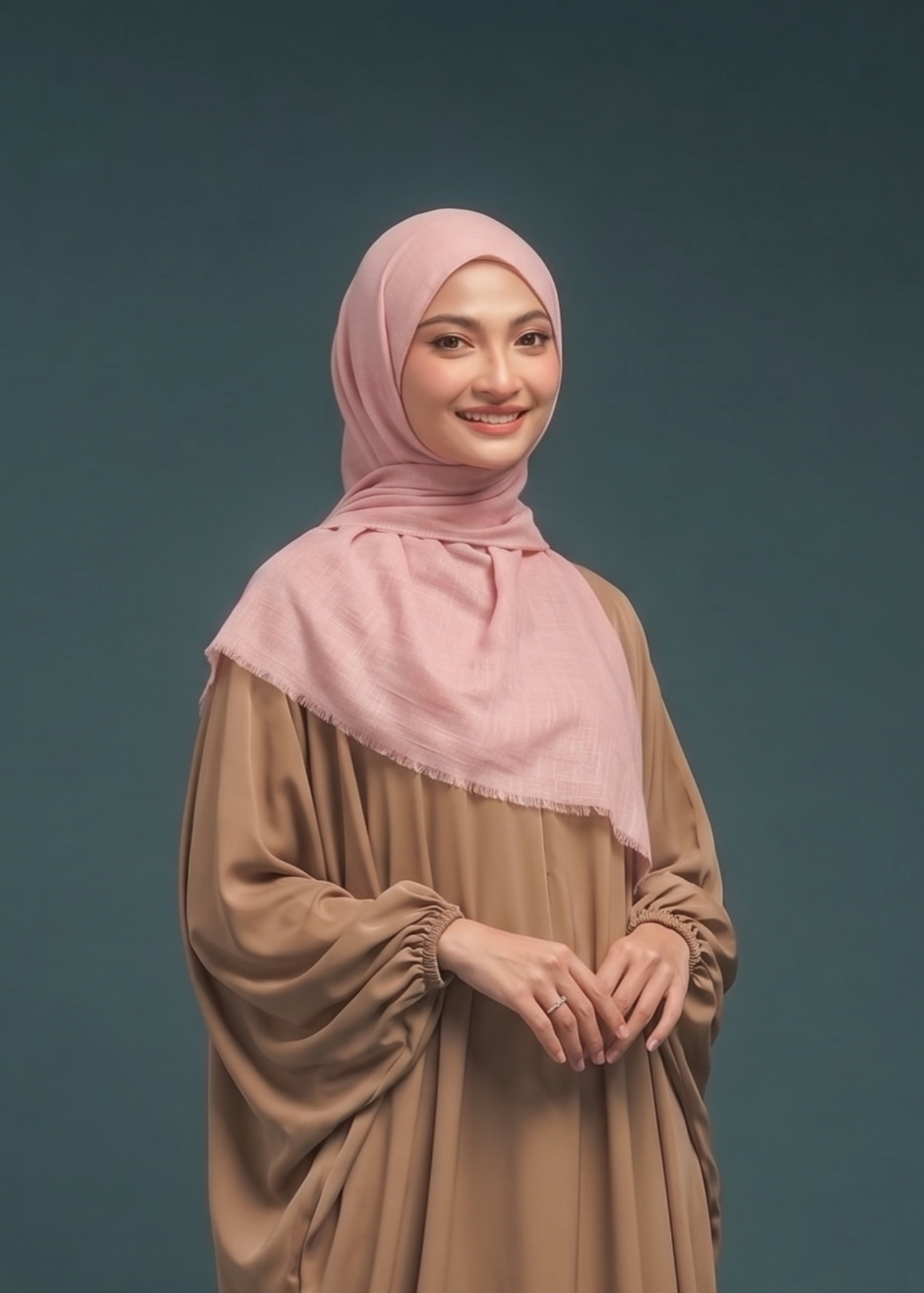 lawn Hijab in Blush pink