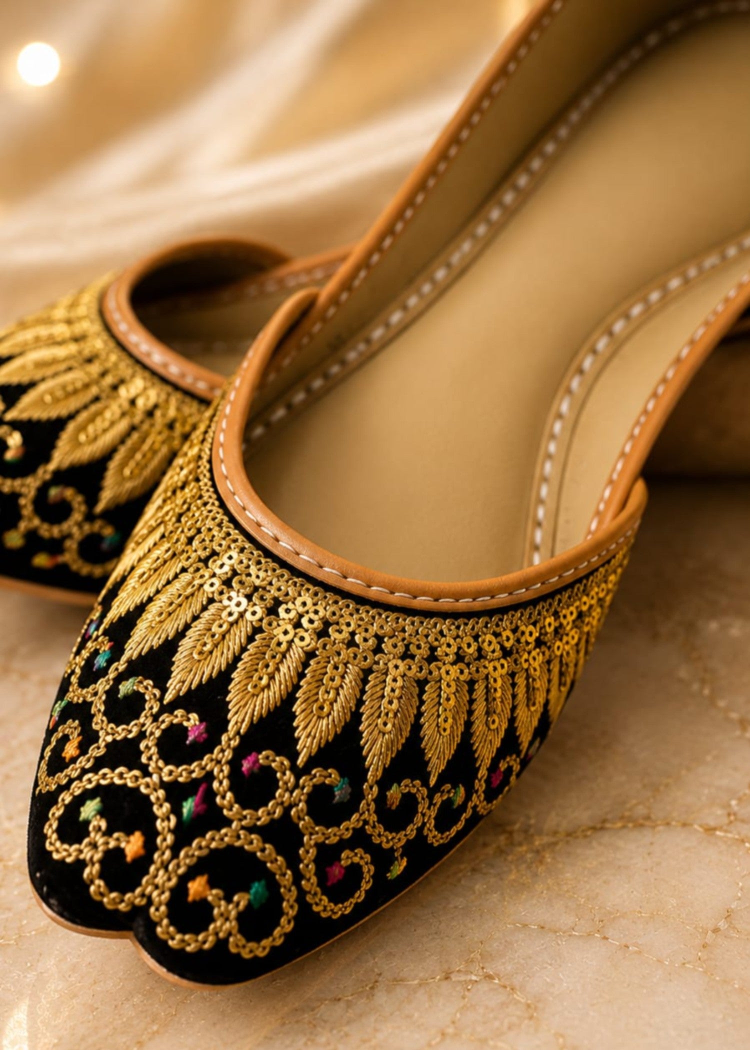 Khussa in Black by - High Quality Women Khussa XML1322