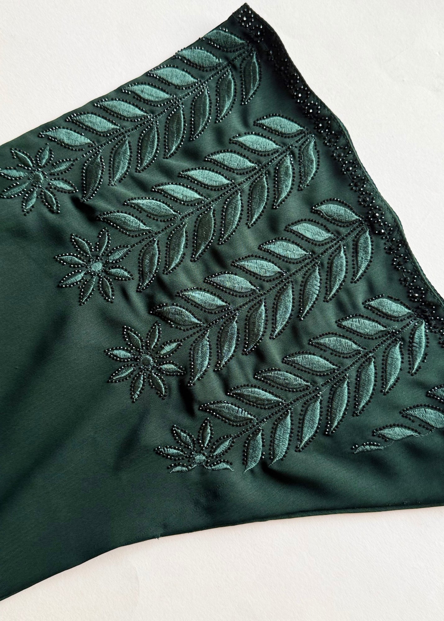 nidha Abaya in Forest green