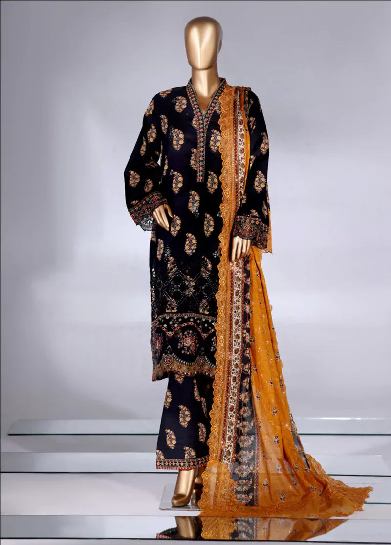 Stitched Lawn Suit – B-1