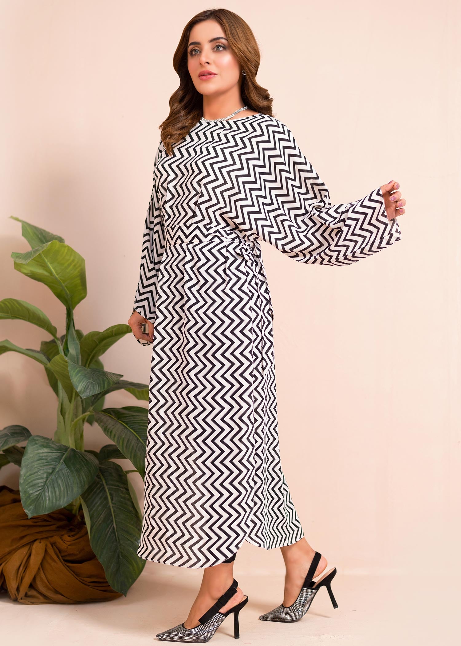 georgette chiffon Kurti in Multi