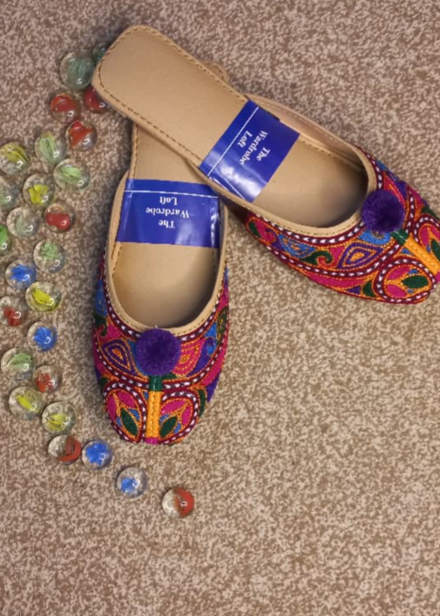 Khussa in Multi by - High Quality Women Khussa OYE0924