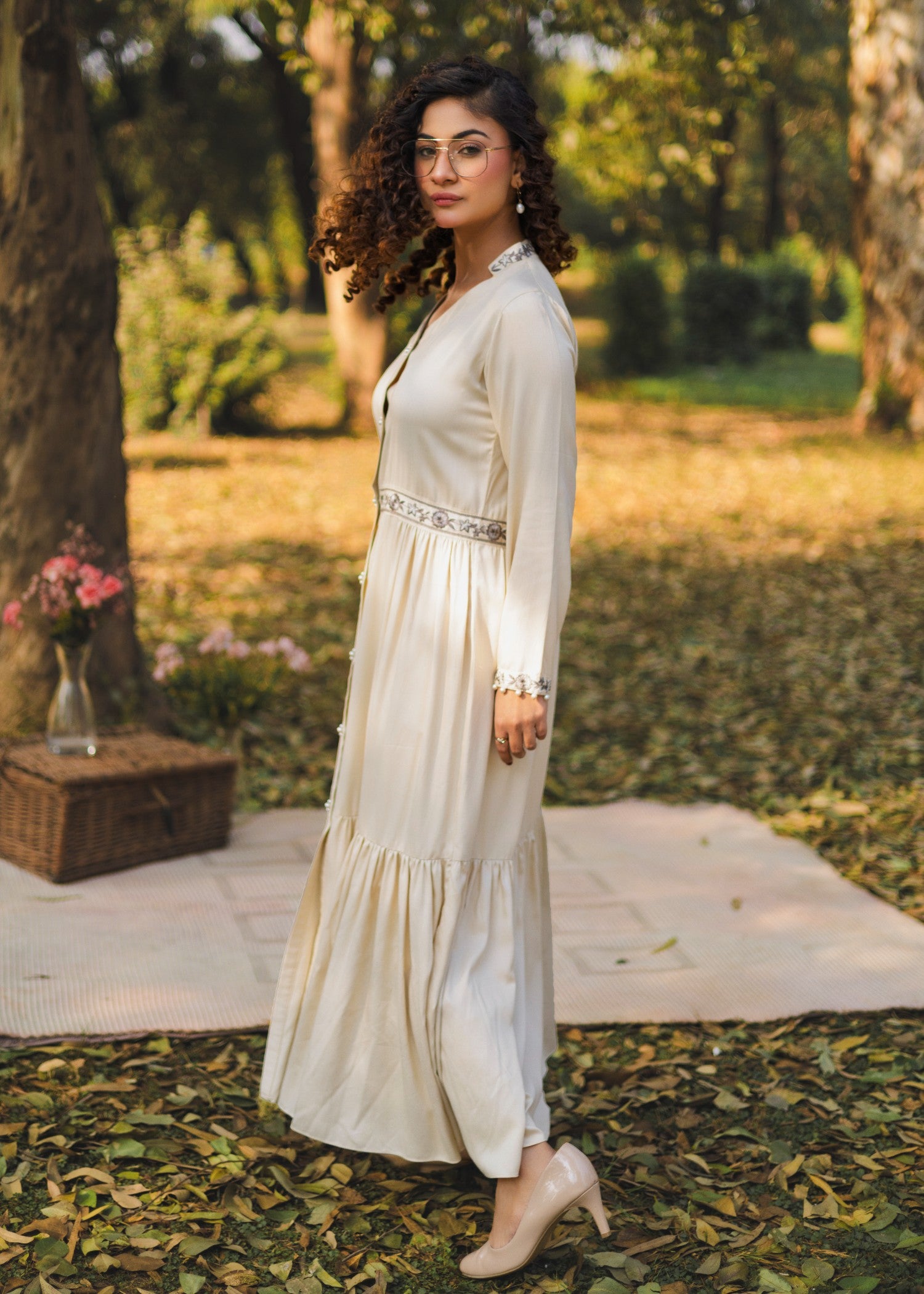 pure marina Maxi in Pearl white