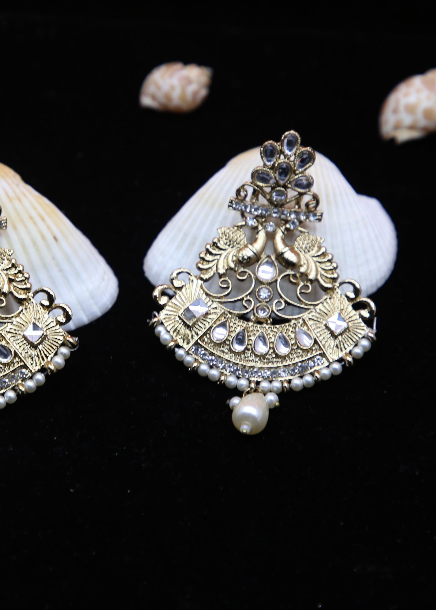 Earrings in White Color by - Trendy Women Earrings CZC4040