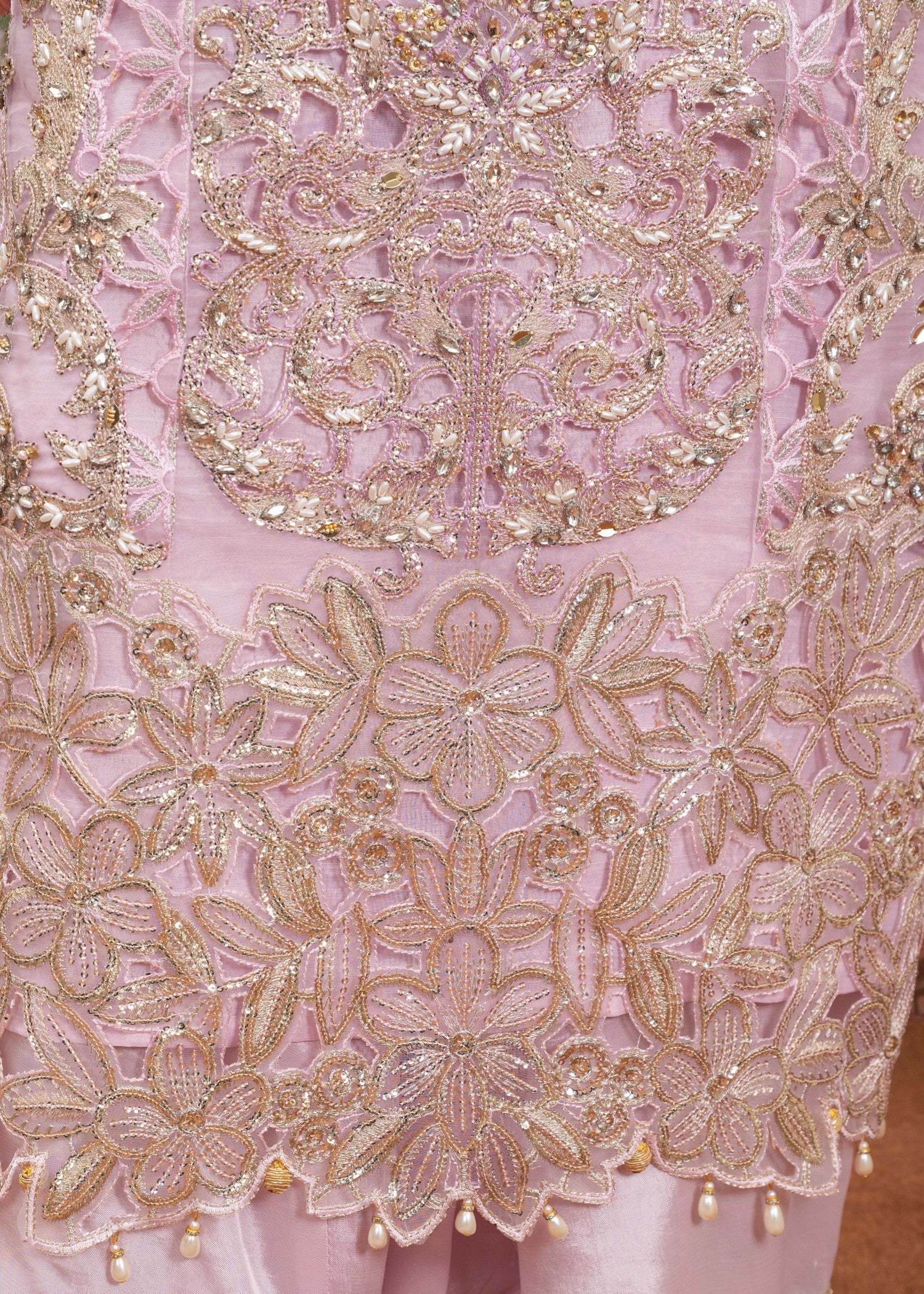 organza Sharara in Pink