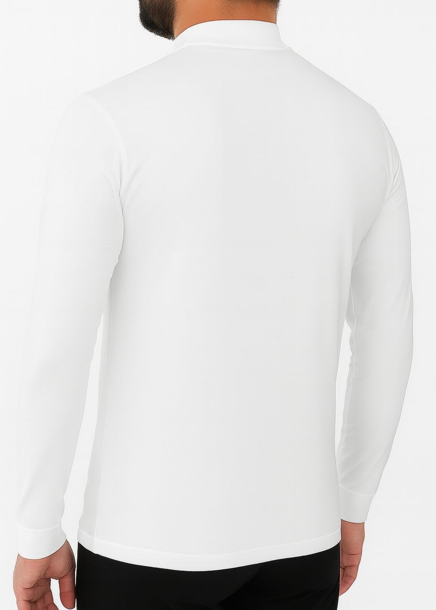 polyester-spandex T Shirt in White