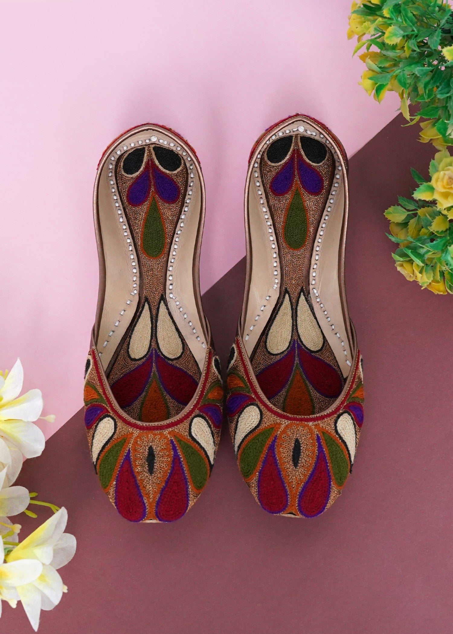 Khussa in Multi by - High Quality Women Khussa DWK3238