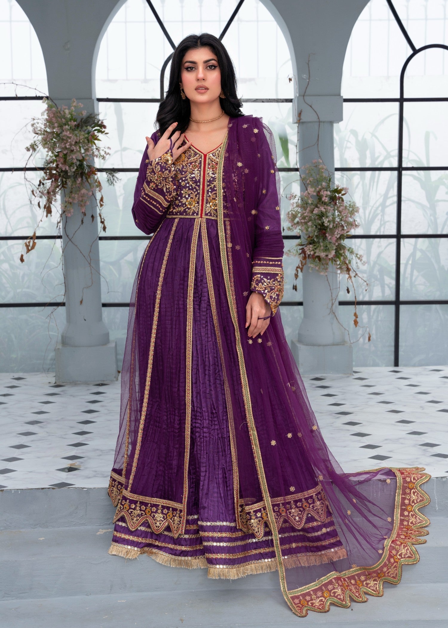 net Maxi in Purple