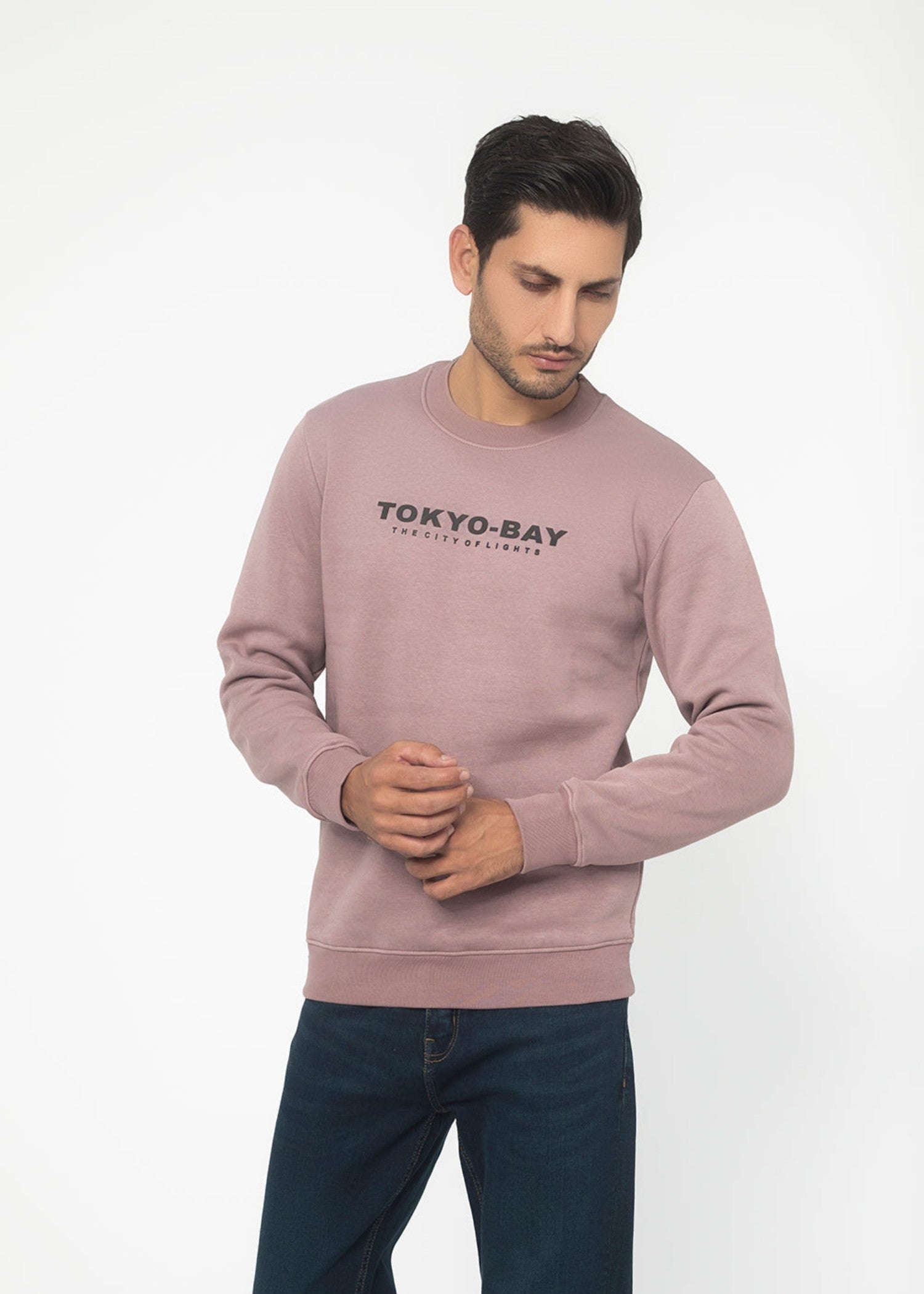polycotton Sweatshirt in Lilac