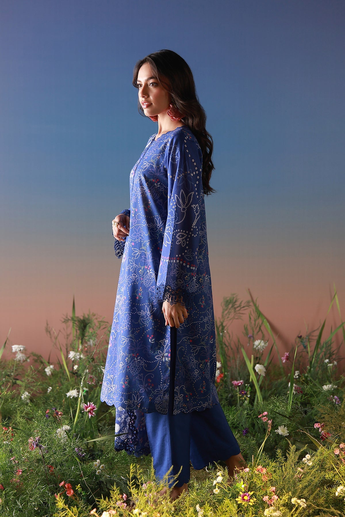 Mirha Lawn – Bandhni Delight