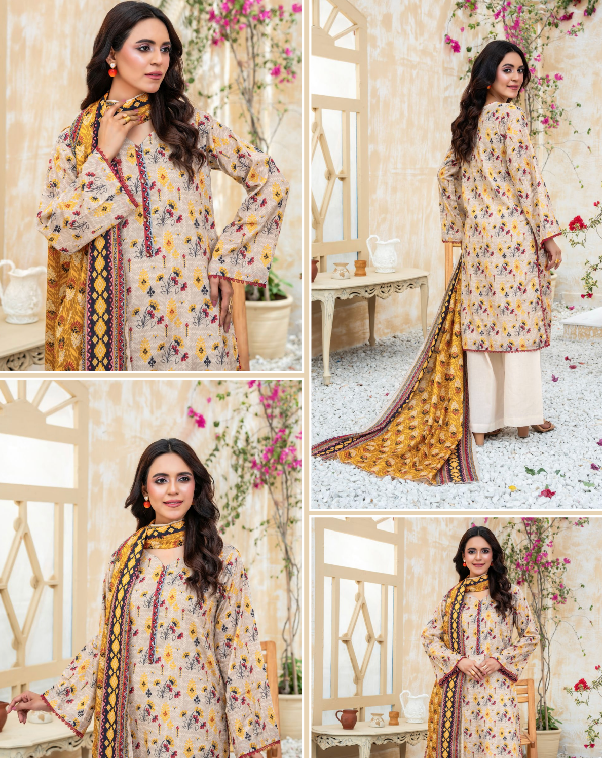 Dabiha Printed Lawn D- 3