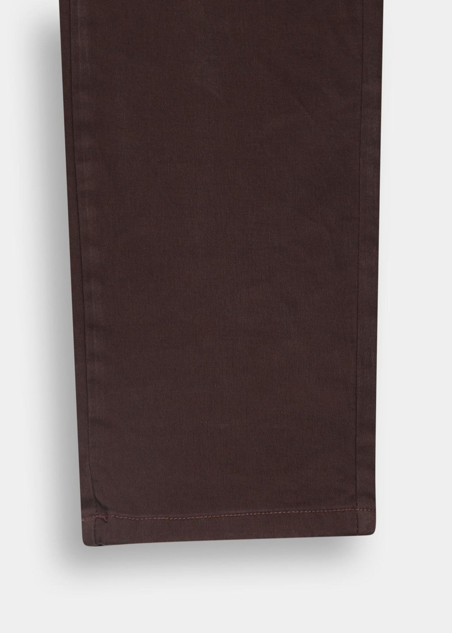 cotton satin Pants in Chocolate brown