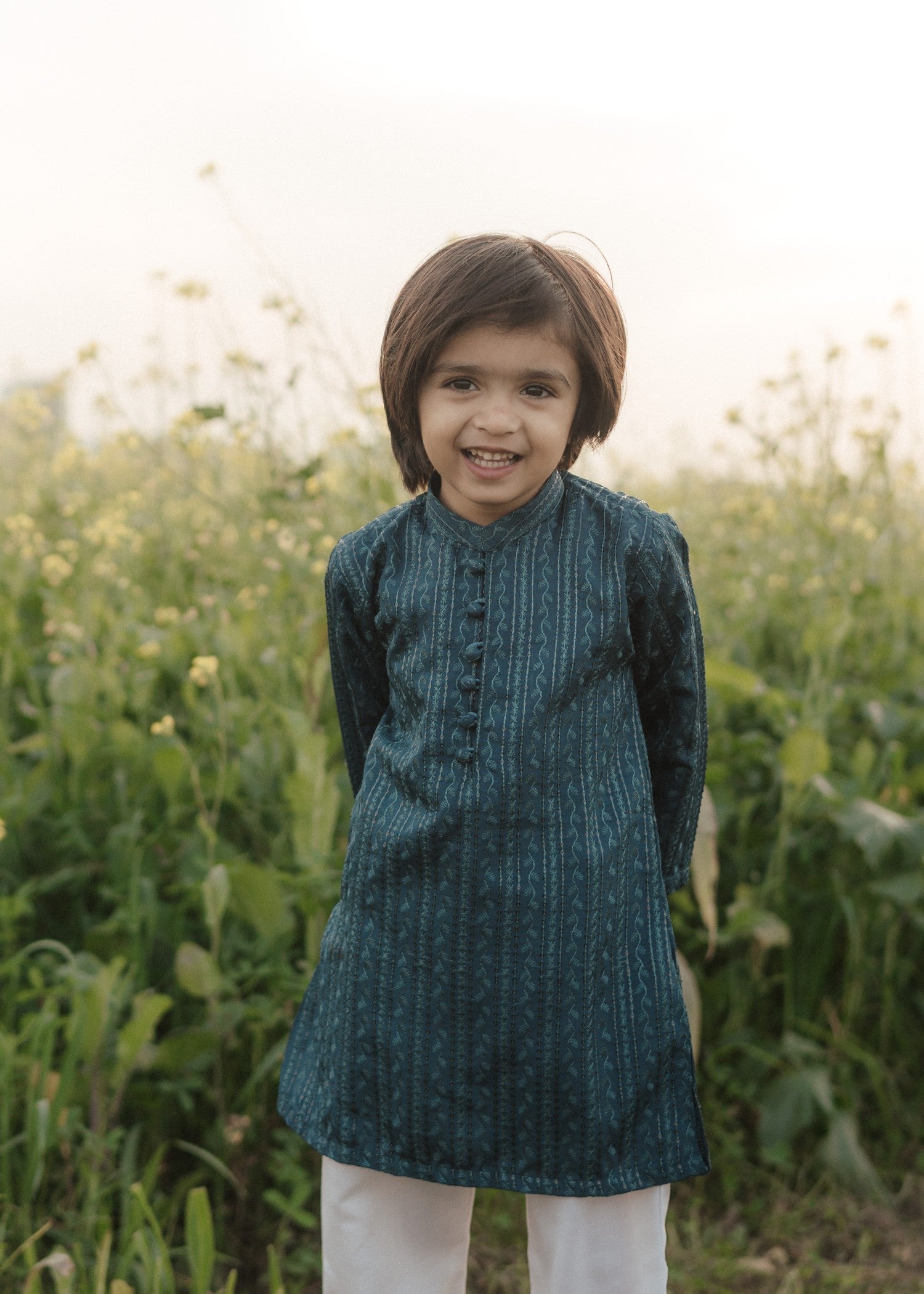 masuri Kurta in Teal