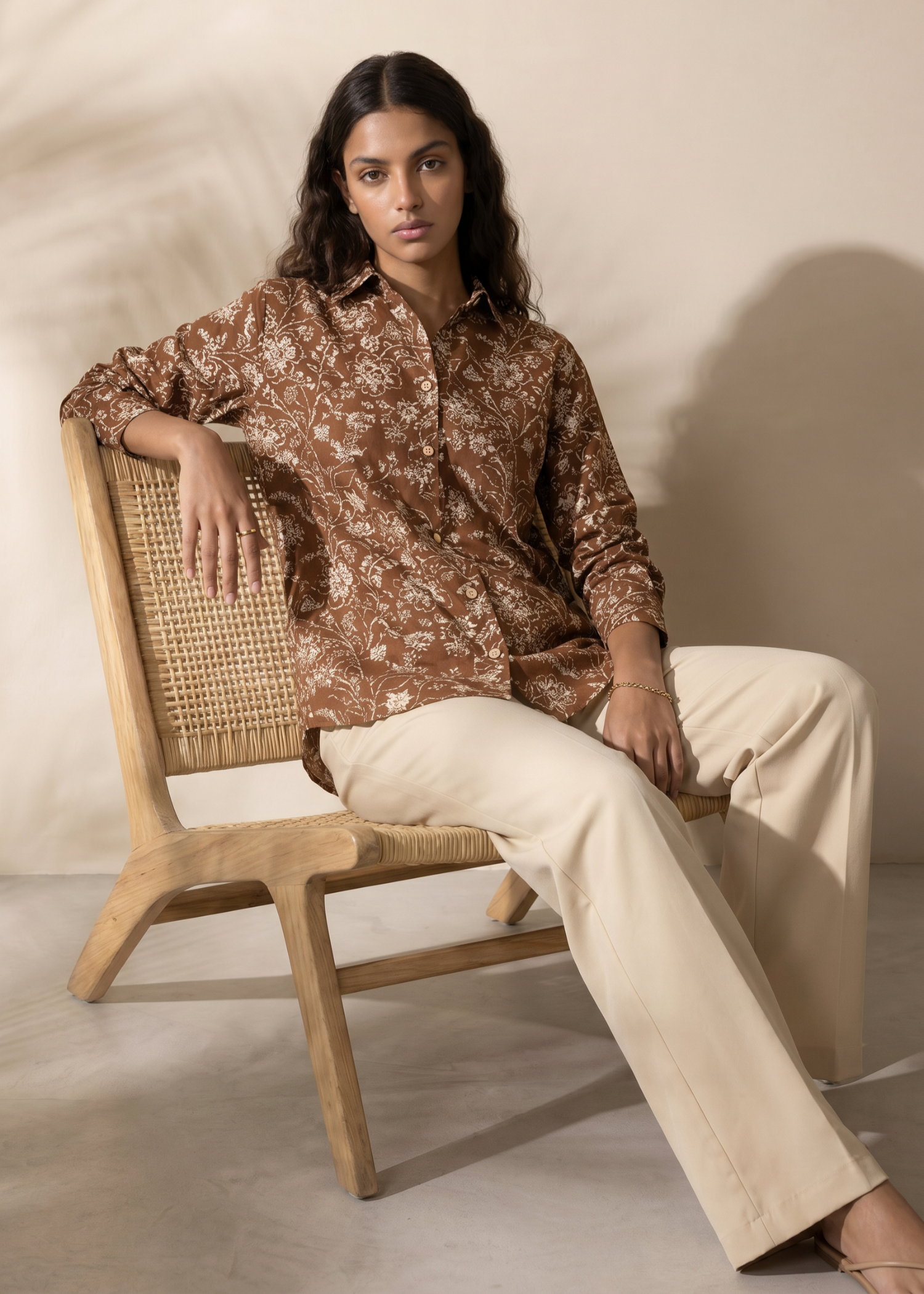 cambric Co Ord Sets in Hazelwood brown
