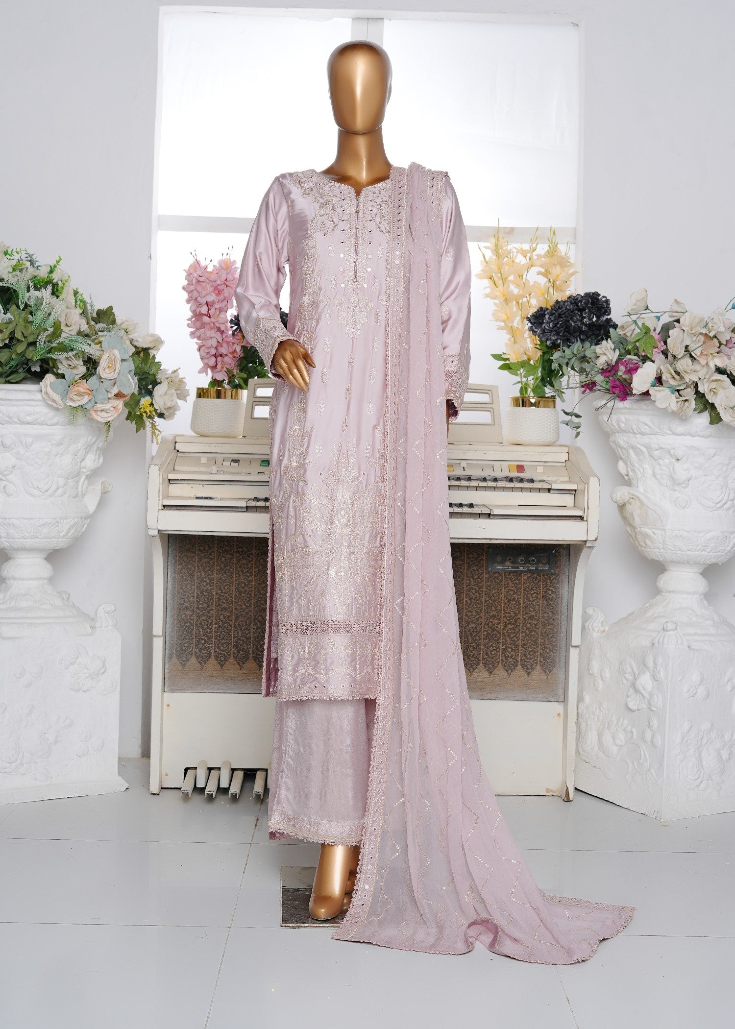 charmuse/shamooz Kurta Set in Pastel pink