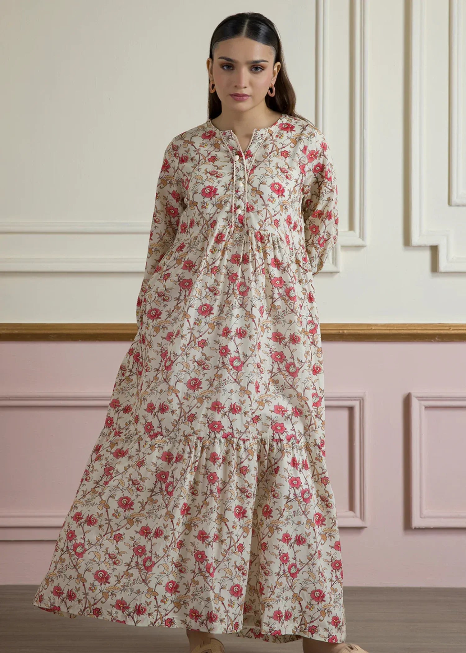 lawn Maxi in Beige