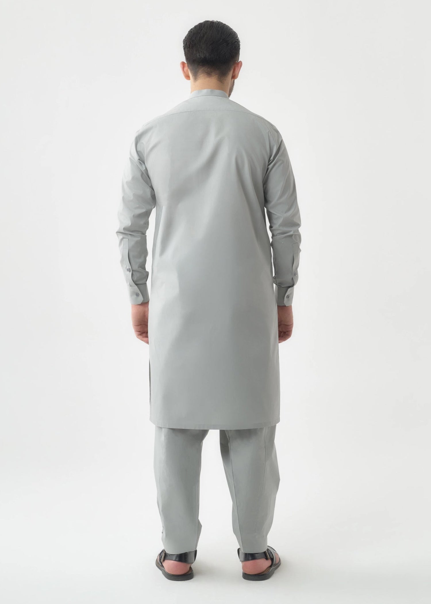 wash & wear Shalwar Kameez in Silver