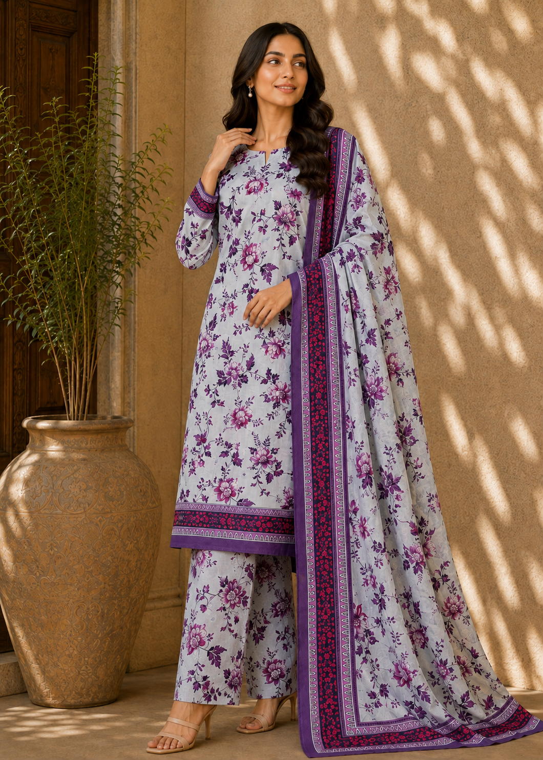 cotton Unstitched in Purple mountain majesty