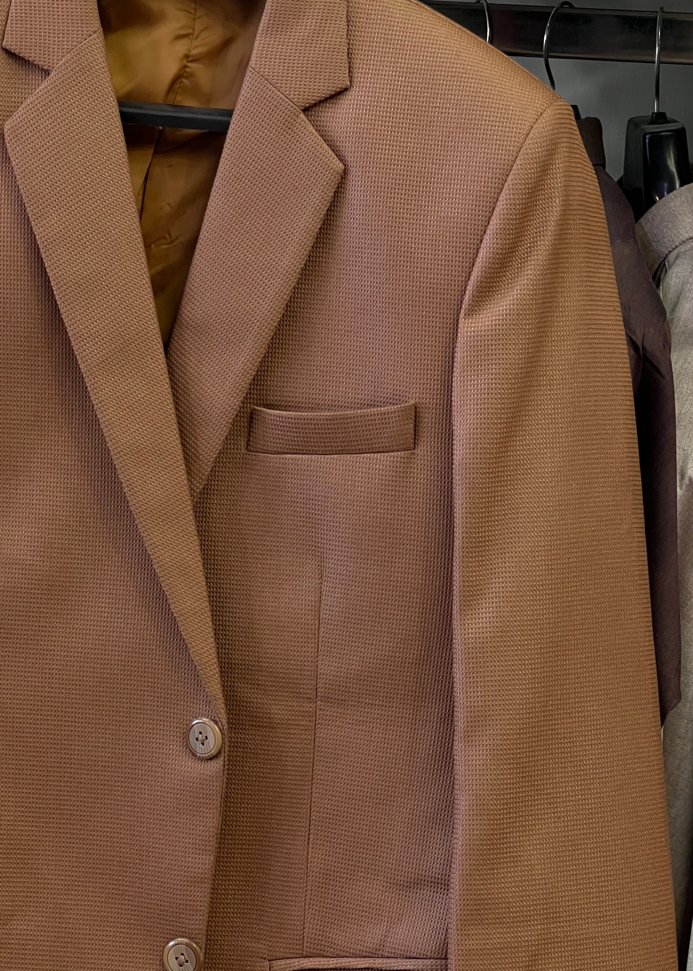 tropical Blazer in Camel brown