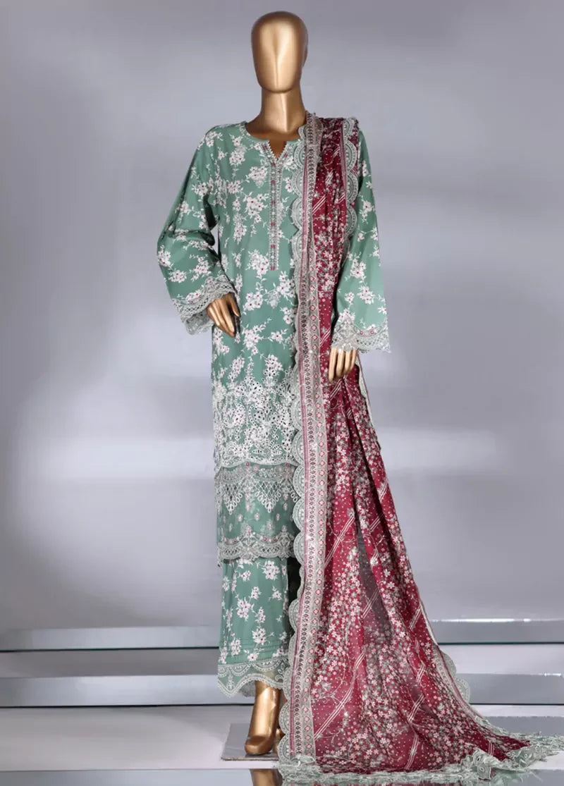 Stitched Lawn Suit – B-6