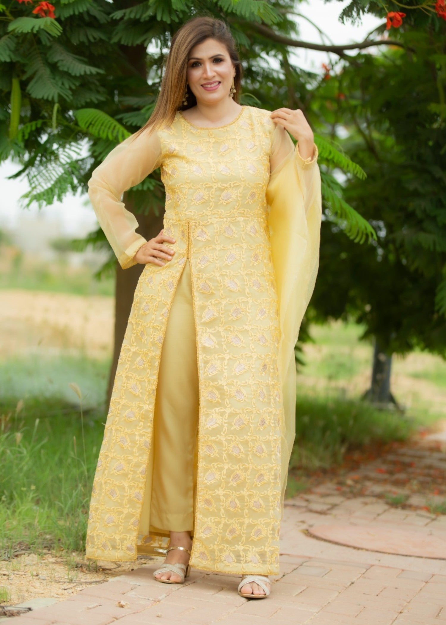 organza Maxi in Butter