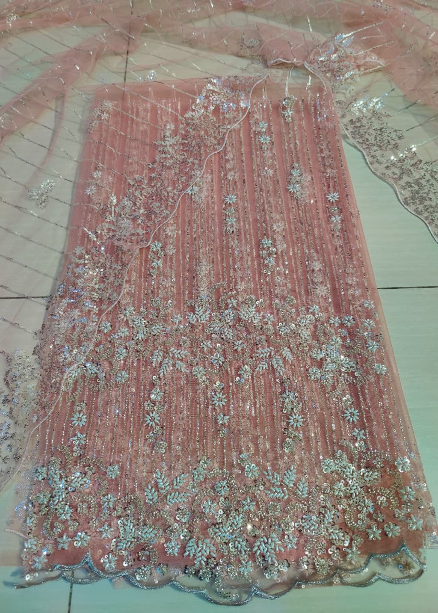 net Unstitched in Pink