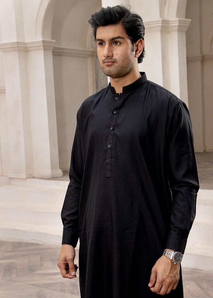 cotton Unstitched in Jet black
