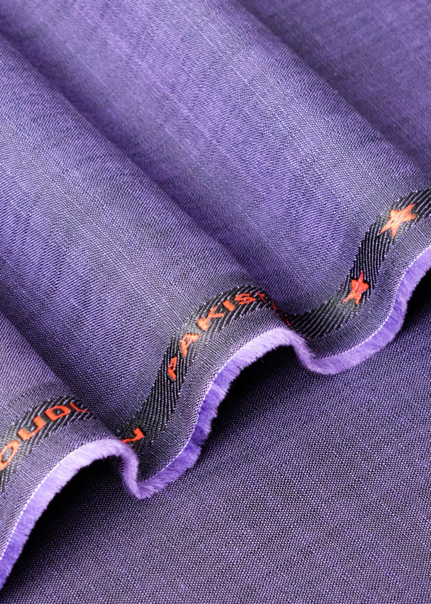 cotton Unstitched in Electric purple