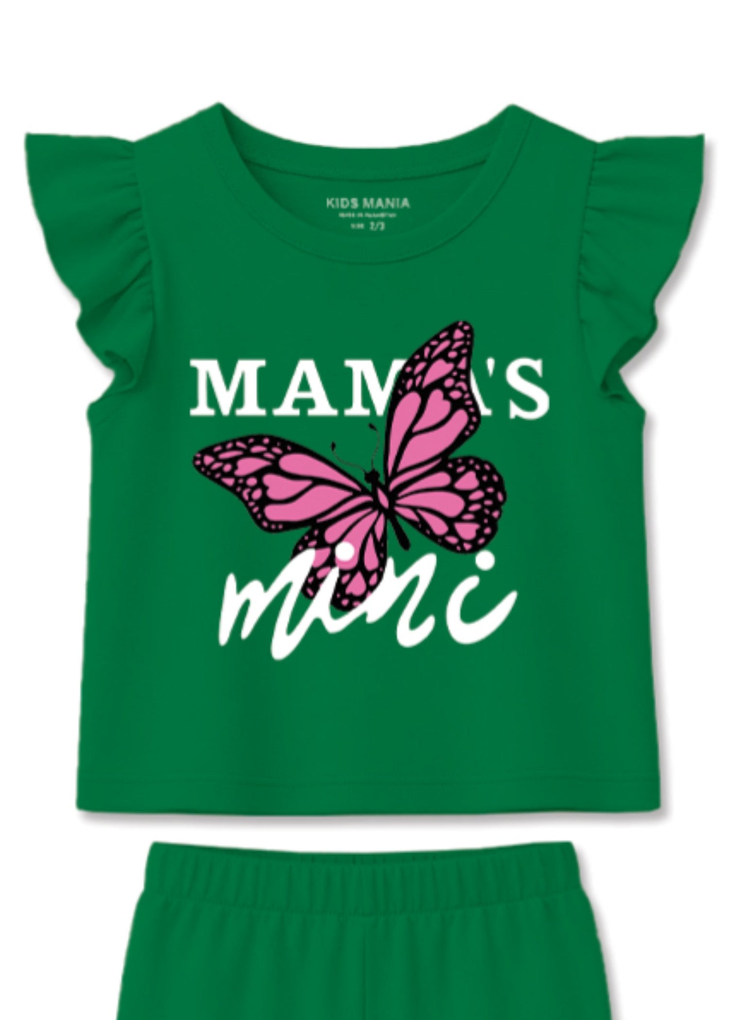 cotton T Shirt in Emerald green