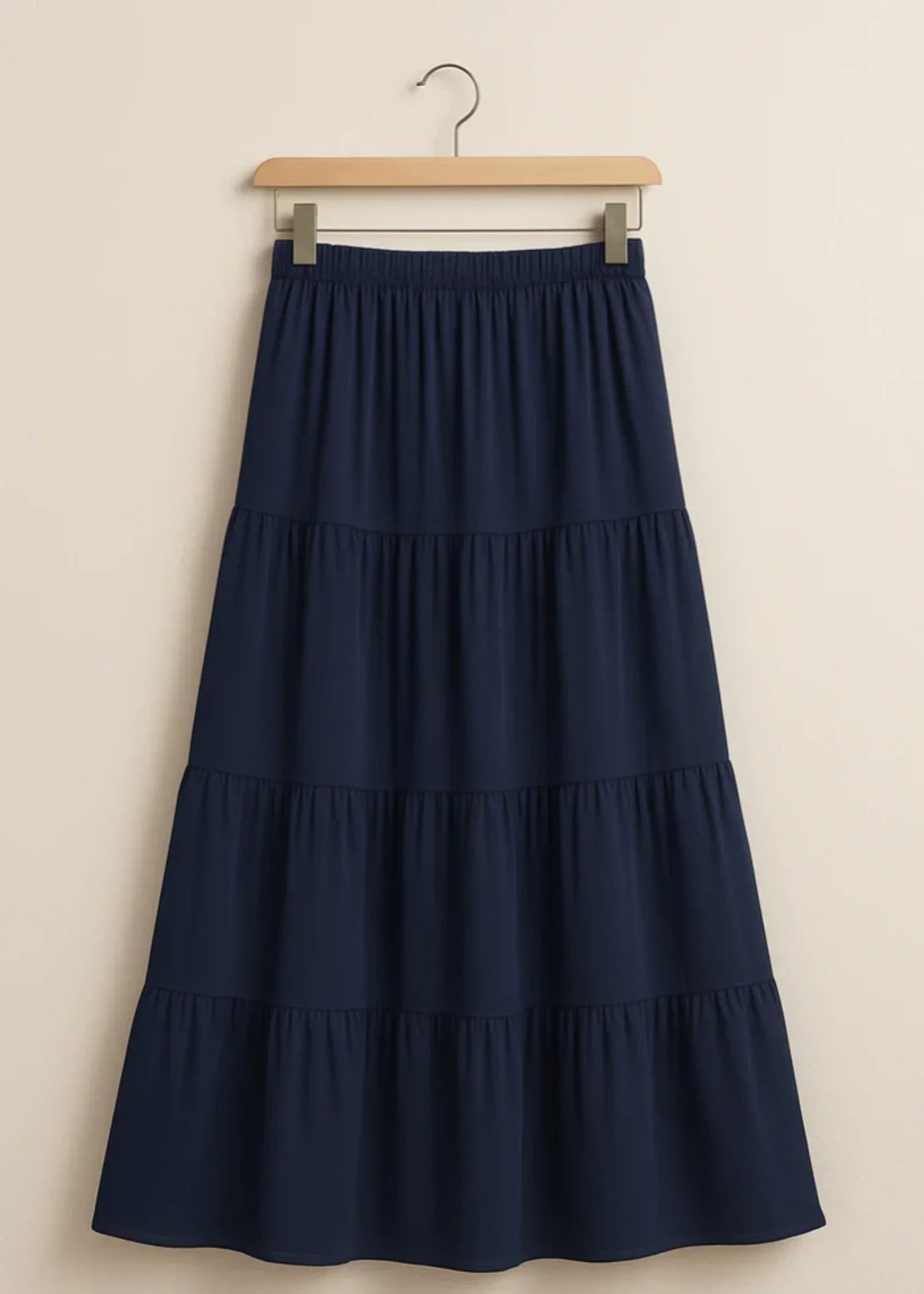 georgette Skirt in Navy blue