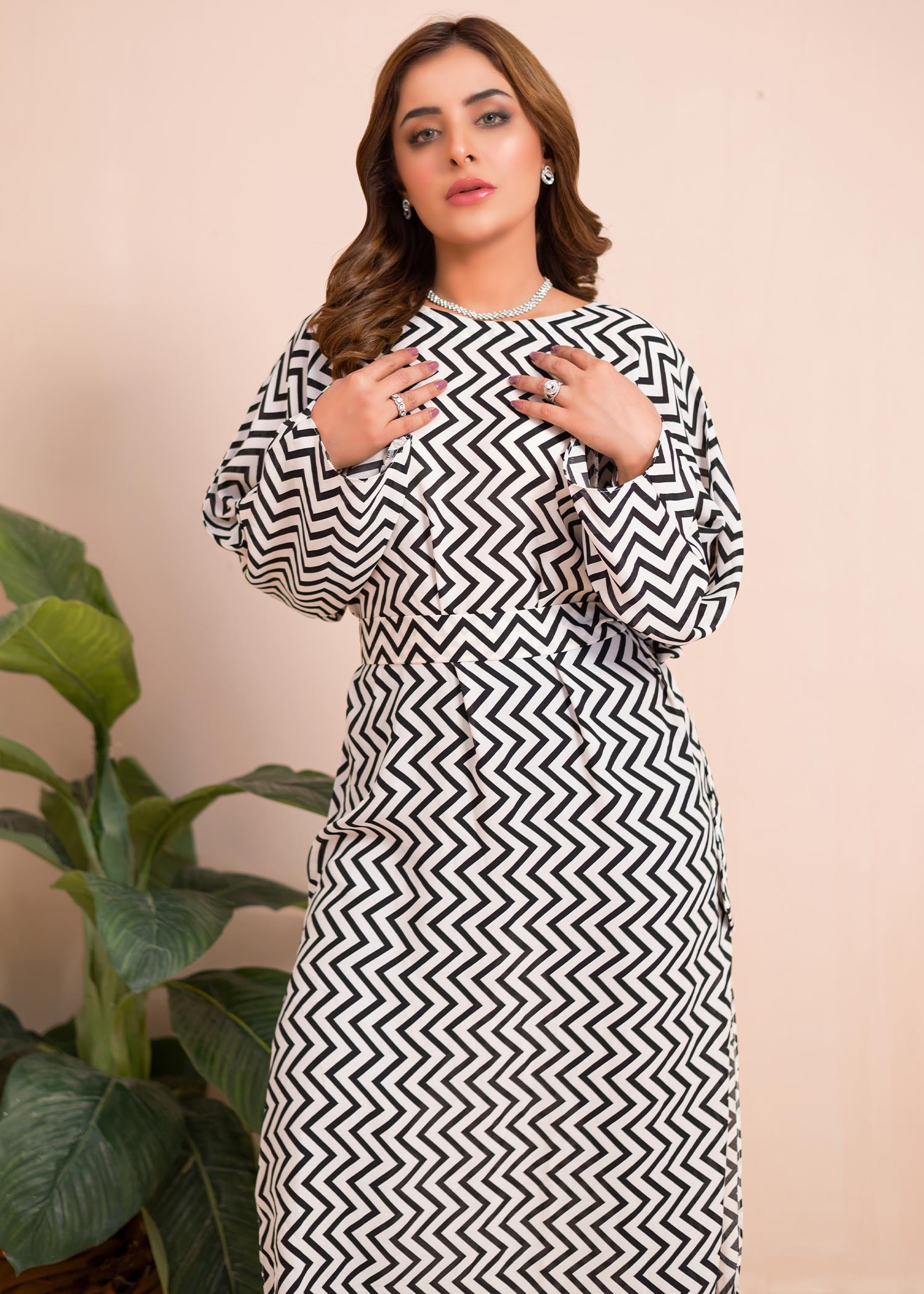georgette chiffon Kurti in Multi