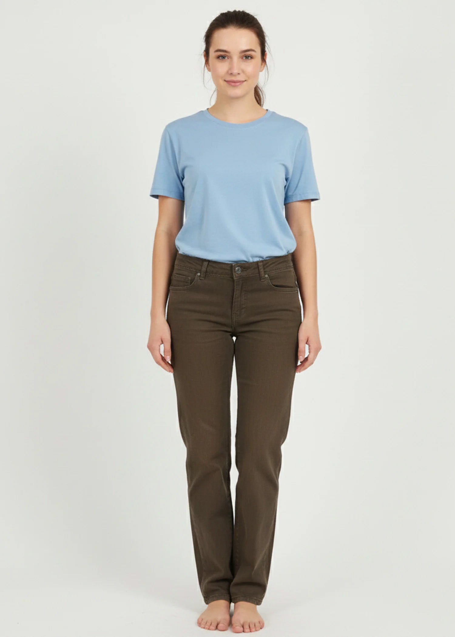 denim Jeans in Dark brown