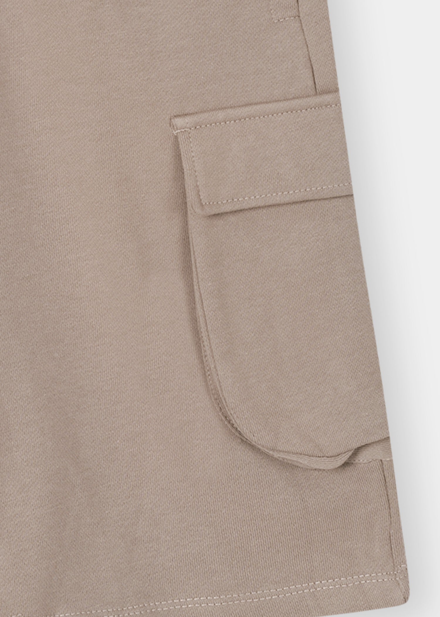 pure cotton Shorts in Beige