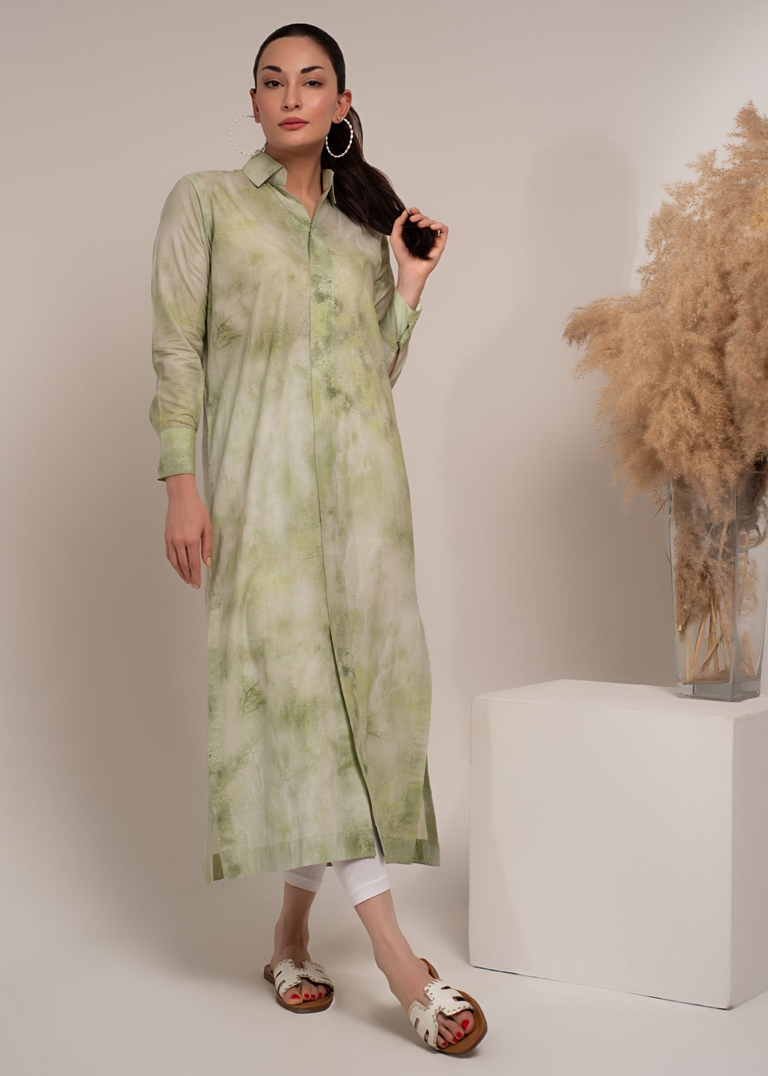 lawn Tunic in Mint green