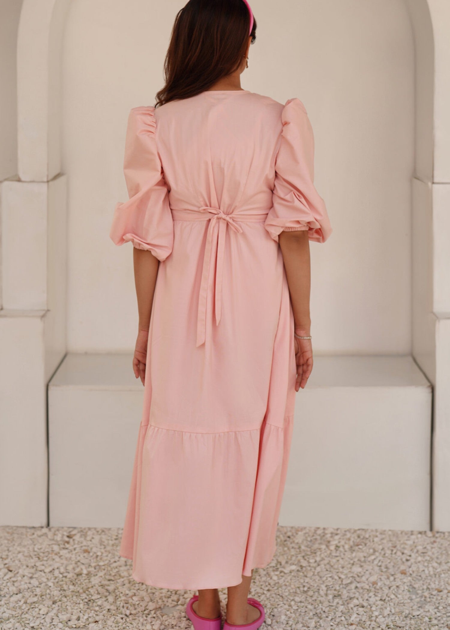 cotton Dress in Pink