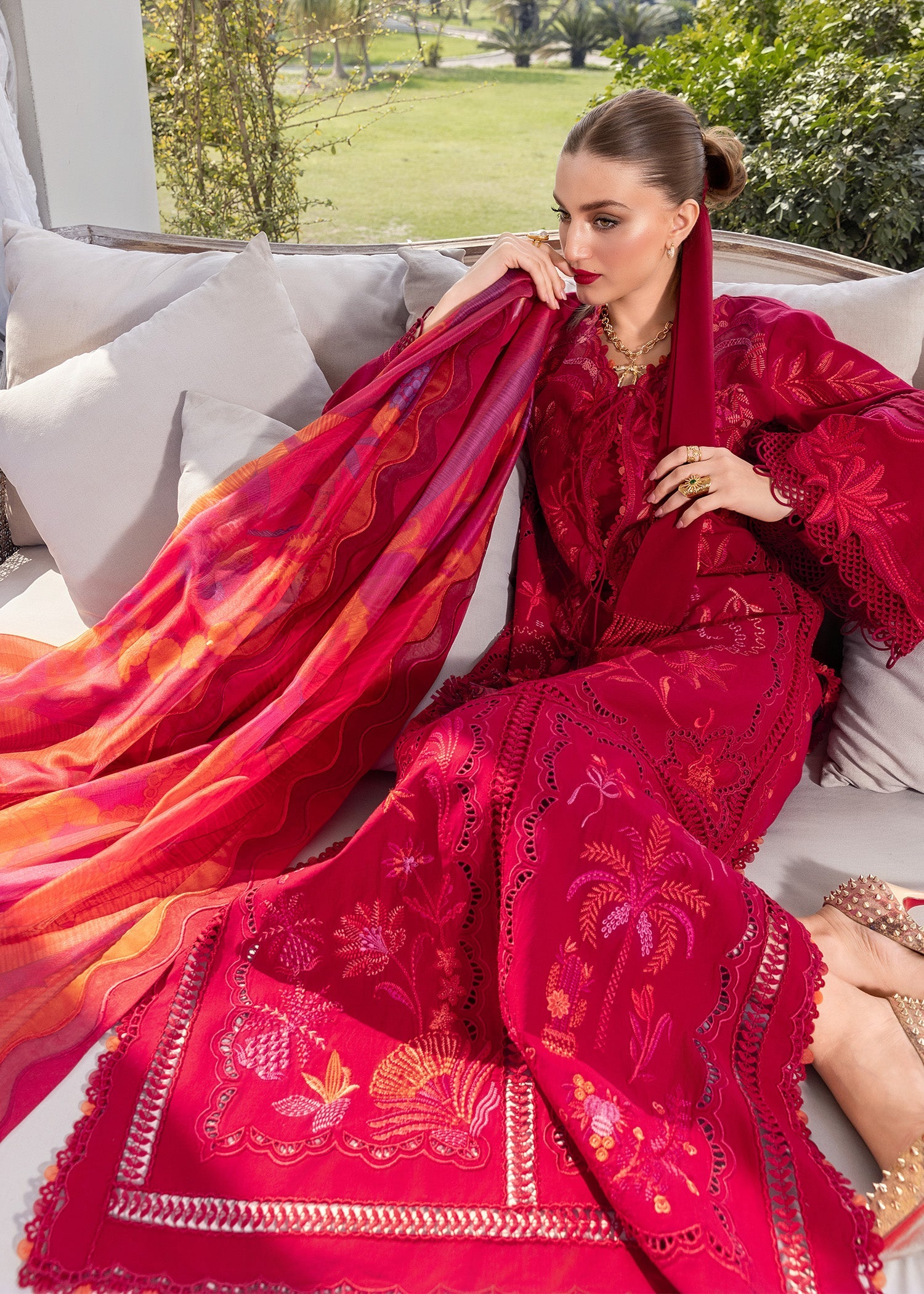 Flow Luxury Lawn – BEAUTY IN BLOOM - D3A