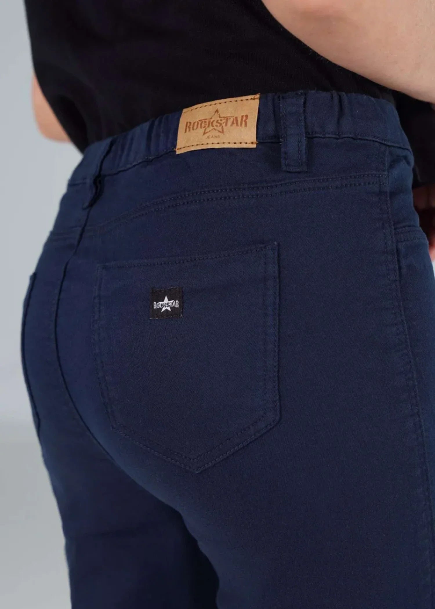 stretch denim Jeans in Navy blue